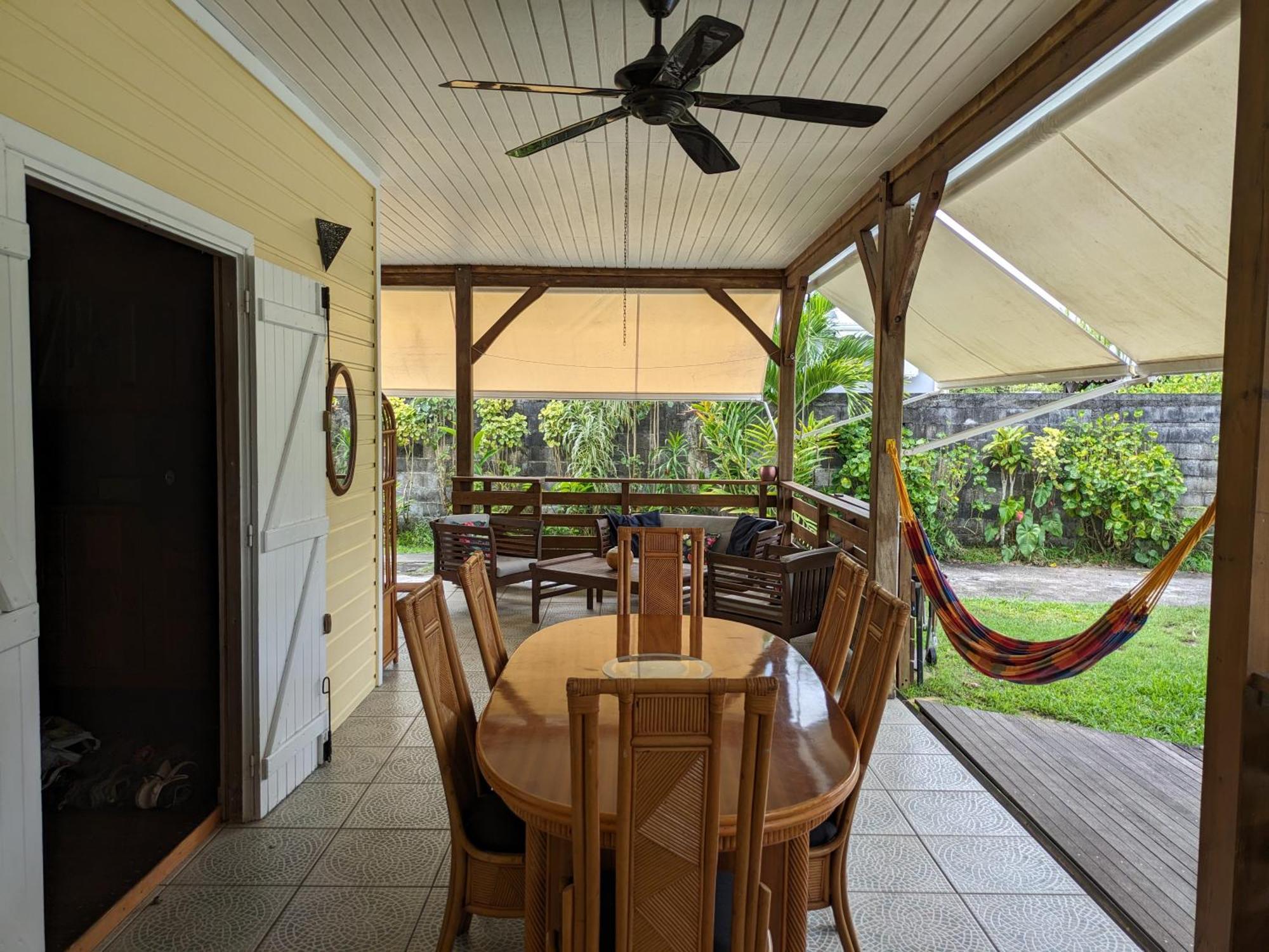 Charmante Villa Creole Climatisee, Jardin Tropical Et Piscine Prives Lamentin Exterior foto